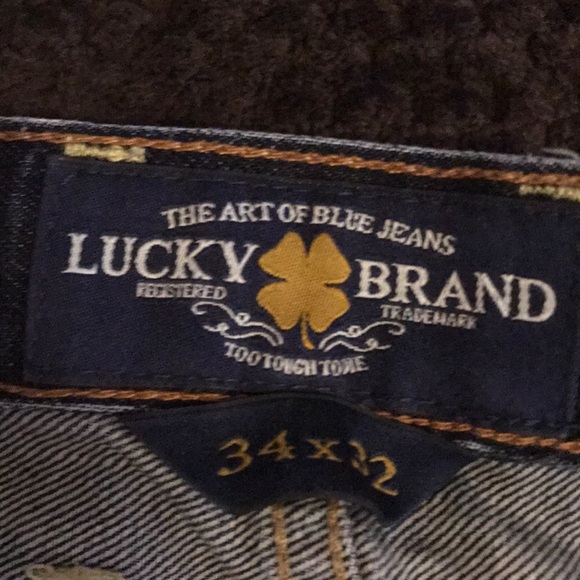 Lucky brand jeans size 34 x 32 - Picture 2 of 2